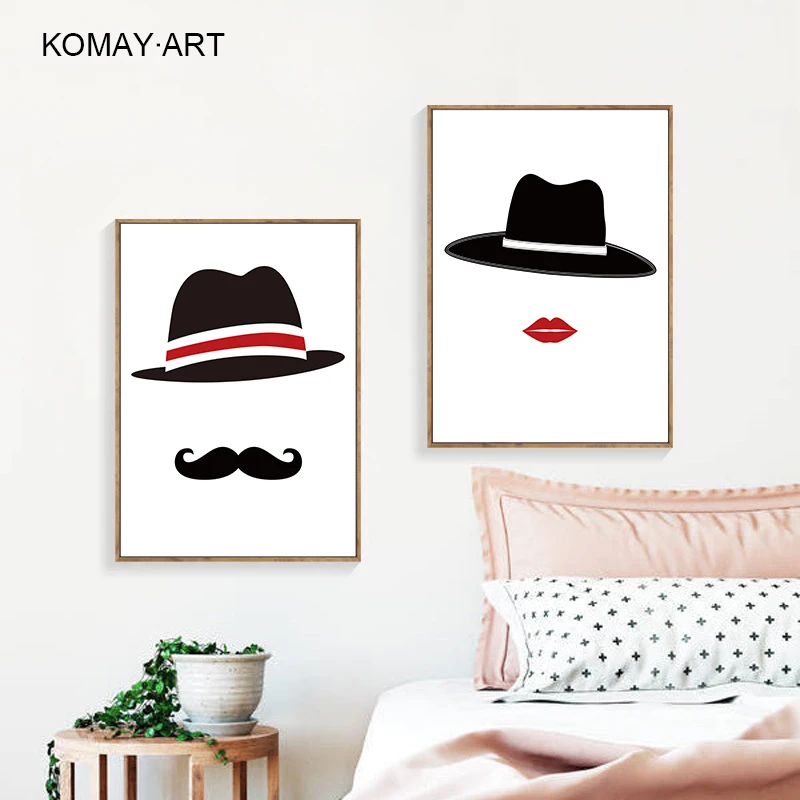 Modern Abstract Lady and Gentleman Canvas Art Painting Prints Posters Wall Art Pictures For Living Room Home Decor No Frame K011
Modern Abstract Lady and Gentleman Canvas Art Painting Prints Posters Wall Art Pictures For Living Room Home Decor No Frame K011