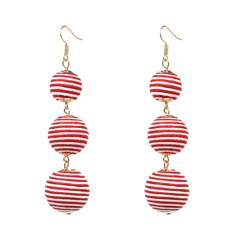 ZWPON Striped Threaded Ball Dangle Earrings for Women 2017 Hot Sale Fashion Boho Jewelry POM POM Earrings
ZWPON Striped Threaded Ball Dangle Earrings for Women 2017 Hot Sale Fashion Boho Jewelry POM POM Earrings