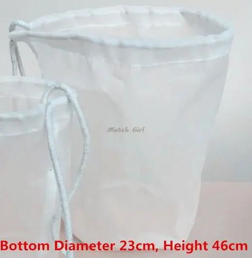 5pcs/lot- 23cm Diameter Cylindrical 150/75/48 micron food grade Filter Bag for Tea Milk Juice Wine Liquid filtering mesh
5pcs/lot- 23cm Diameter Cylindrical 150/75/48 micron food grade Filter Bag for Tea Milk Juice Wine Liquid filtering mesh
