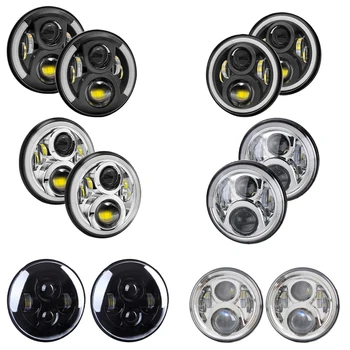 1pair Universal 7'' Led Headlight H4 High Low Beam Round Cars Running Lights for Jeep Lada Niva 4x4 
1pair Universal 7'' Led Headlight H4 High Low Beam Round Cars Running Lights for Jeep Lada Niva 4x4