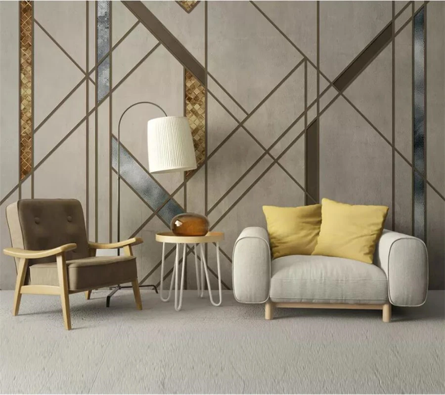 beibehang Custom wallpaper 3d mural Nordic minimalist personality abstract geometric line square TV background wall paper murals
beibehang Custom wallpaper 3d mural Nordic minimalist personality abstract geometric line square TV background wall paper murals