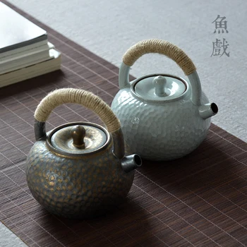 China Jingdezhen retro vintage antique ceramic household Japanese teapot Kung Fu cooking tea pot teaware health water kettle
China Jingdezhen retro vintage antique ceramic household Japanese teapot Kung Fu cooking tea pot teaware health water kettle