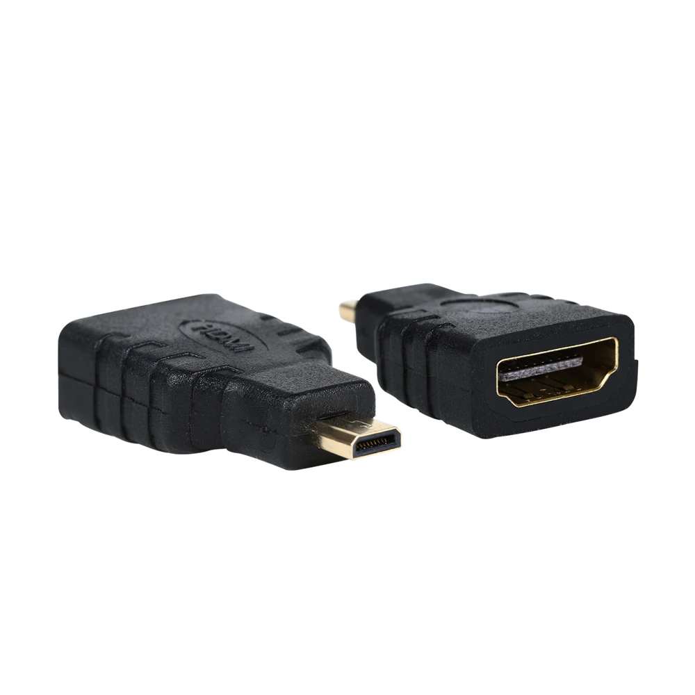 High Quality Gold Plated 1080p Micro HDMI To HDMI Standard Female Extension Adapter Gold Plated male to female Converter Adapter
High Quality Gold Plated 1080p Micro HDMI To HDMI Standard Female Extension Adapter Gold Plated male to female Converter Adapter