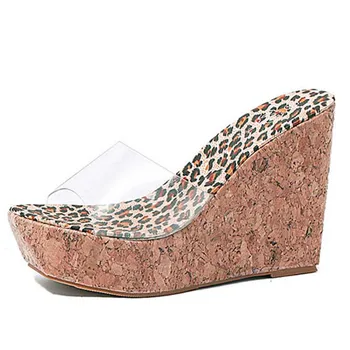 Summer Wooded Slippers Sandals WomenPVC Clear Transparent Platform Wedges Sandals Ultra High Heels Wooded Mule Silde Shoes Women 
Summer Wooded Slippers Sandals WomenPVC Clear Transparent Platform Wedges Sandals Ultra High Heels Wooded Mule Silde Shoes Women