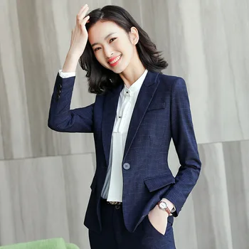 2 Pieces set Elegant Purple Plaid Formal Pant Suit Office Lady Uniform Designs for Women Business Suits Work Wear
2 Pieces set Elegant Purple Plaid Formal Pant Suit Office Lady Uniform Designs for Women Business Suits Work Wear