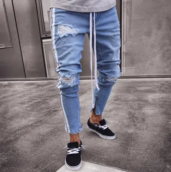 Men's Long Straight Leg Slim Fit Casual Hole Strech Denim Pants Skinny Jeans Clubwear streetwear Newest Arrival Fashion 5.10
Men's Long Straight Leg Slim Fit Casual Hole Strech Denim Pants Skinny Jeans Clubwear streetwear Newest Arrival Fashion 5.10