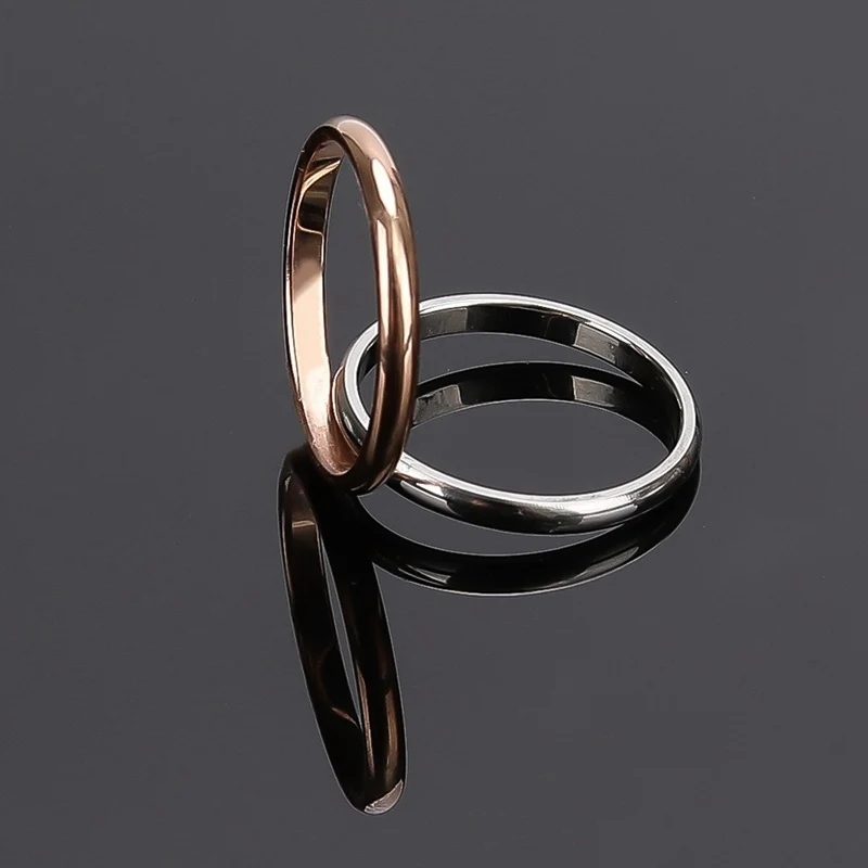 Titanium Steel Rose Gold Anti-allergy Smooth Simple Wedding Couples Rings Bijouterie For Man Or Woman Gift
Titanium Steel Rose Gold Anti-allergy Smooth Simple Wedding Couples Rings Bijouterie For Man Or Woman Gift