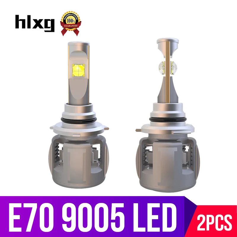 HLXG 2pcs 9005 HB3 LED Lens Car Headlight Bulbs Kit E70 Chips 6000k White 12000LM 120W 12V 24V Automobiles Motorcycles Fog Lamps
HLXG 2pcs 9005 HB3 LED Lens Car Headlight Bulbs Kit E70 Chips 6000k White 12000LM 120W 12V 24V Automobiles Motorcycles Fog Lamps