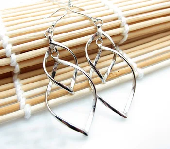 Italy design Pure 925 Sterling Silver Dangle Earrings 
Italy design Pure 925 Sterling Silver Dangle Earrings