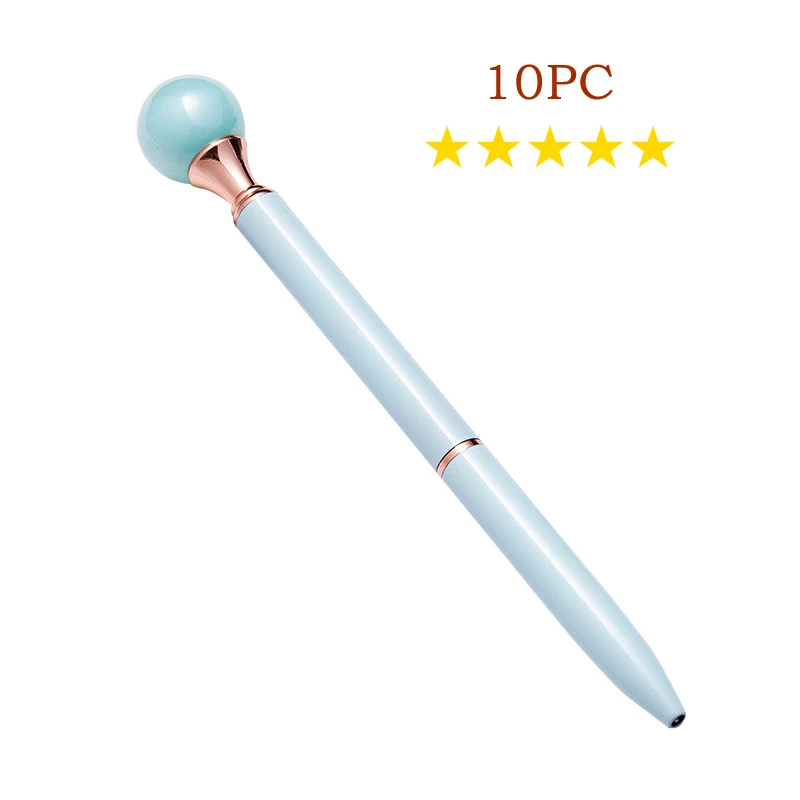 YDNZC 10Pcs/Lot Colorful Big Pearl Metal Ball Pens 21 Colors Queen Ballpoit Pens Gift Ball Pen School Supplies Wholesale
YDNZC 10Pcs/Lot Colorful Big Pearl Metal Ball Pens 21 Colors Queen Ballpoit Pens Gift Ball Pen School Supplies Wholesale