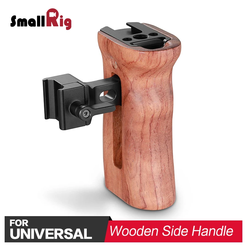 SmallRig QR Quick Release Camera Video Handle Grip Stabilizer Universal Wooden Nato Side Handle with Cold Shoe Mount 2187
SmallRig QR Quick Release Camera Video Handle Grip Stabilizer Universal Wooden Nato Side Handle with Cold Shoe Mount 2187