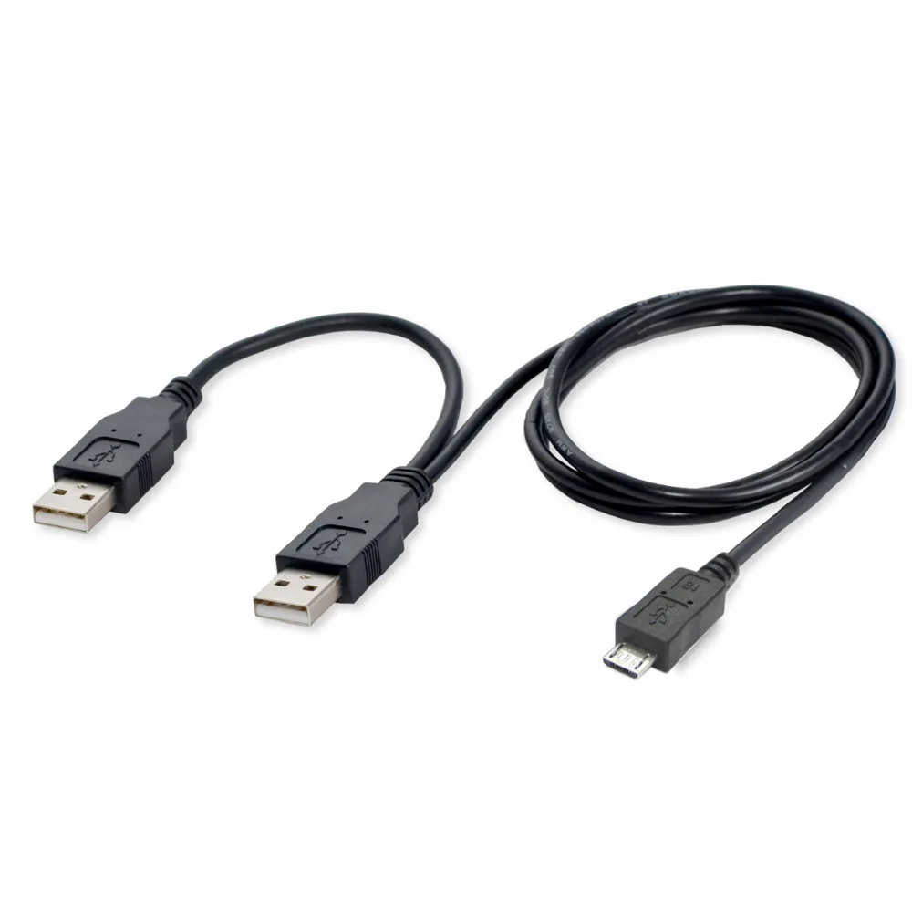 CYDZ 10pcs/lot USB 2.0 Two Male to Micro USB 5Pin Male Y Cable 80cm for External Hard Disk Drive
CYDZ 10pcs/lot USB 2.0 Two Male to Micro USB 5Pin Male Y Cable 80cm for External Hard Disk Drive