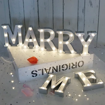 MAERRY ME Propose 26 Alphabet 3D Night Light Romantic Letter Lamp Warm White Bulb LED Lighting Home Party DIY Decor AAA Battery
MAERRY ME Propose 26 Alphabet 3D Night Light Romantic Letter Lamp Warm White Bulb LED Lighting Home Party DIY Decor AAA Battery