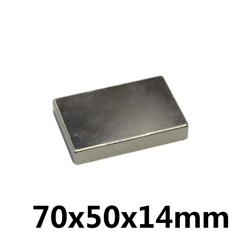 1pcs Super Strong Rare Earth 70*50*14 Magnet Small Powerful Neodymium Magnet Fridge 70 x 50 x 14 mm N35
1pcs Super Strong Rare Earth 70*50*14 Magnet Small Powerful Neodymium Magnet Fridge 70 x 50 x 14 mm N35