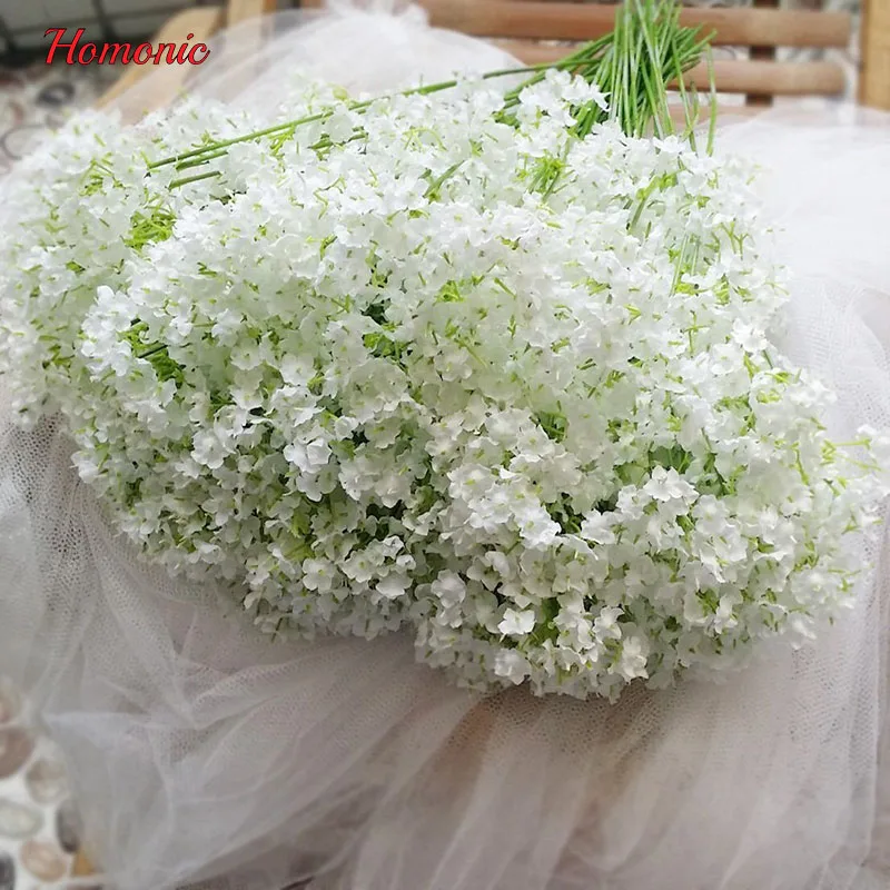 Compare Prices On Babys Breath Gypsophila Online Ping Low Artificial Gypsophila Baby S Breath Silk Flowers Bouquet Fiori Artificiali Per La Cerimonia Nuziale Hot