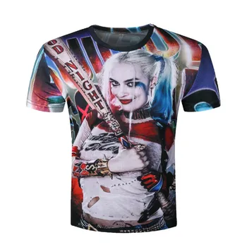Suicide Squad Harley Quinn Joker T-Shirt 3D Man Printed t-shirts Tee Top Men Fashion Tshirts Mens Clothing T Shirts Shirt Homme
Suicide Squad Harley Quinn Joker T-Shirt 3D Man Printed t-shirts Tee Top Men Fashion Tshirts Mens Clothing T Shirts Shirt Homme