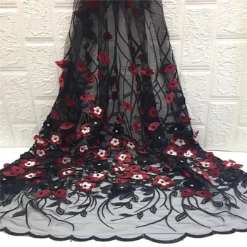 3D Lace Fabric 2018 High Quality Mesh Embroidery Applique 3D Flower Tulle Nigerian Lace Fabrics HJ1093-1
3D Lace Fabric 2018 High Quality Mesh Embroidery Applique 3D Flower Tulle Nigerian Lace Fabrics HJ1093-1