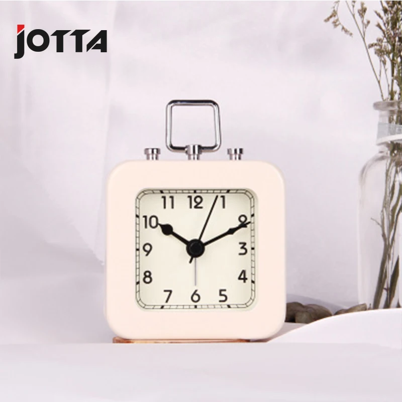 Creative multi-functional digital alarm clock Nordic simple square mute handle metal alarm clock seat clock
Creative multi-functional digital alarm clock Nordic simple square mute handle metal alarm clock seat clock