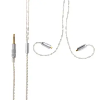 4 Twist Shares Single Crystal Plated Silver Earphone Cable Wire Cord Replacement for MMCX Jack Shure SE846 SE535 SE425 SE315 SE2
4 Twist Shares Single Crystal Plated Silver Earphone Cable Wire Cord Replacement for MMCX Jack Shure SE846 SE535 SE425 SE315 SE2