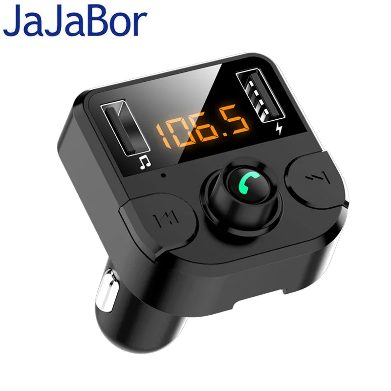 JaJaBor Wireless FM Transmitter Bluetooth Car Kit MP3 Music Player Bluetooth 5.0 Handsfree Calling Dual USB Car Charger
JaJaBor Wireless FM Transmitter Bluetooth Car Kit MP3 Music Player Bluetooth 5.0 Handsfree Calling Dual USB Car Charger