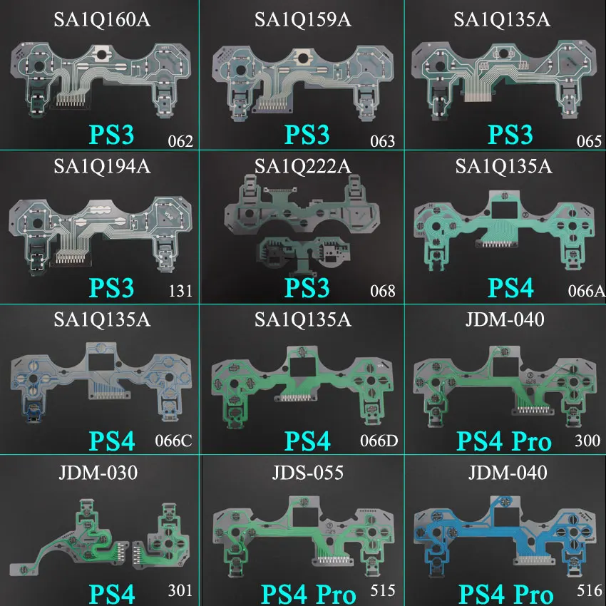 YuXi Replacement Circuit Board PCB Ribbon for PS4 Dualshock 4 Pro Slim JDM 040 050 Controller Conductive Film Keypad flex Cable
YuXi Replacement Circuit Board PCB Ribbon for PS4 Dualshock 4 Pro Slim JDM 040 050 Controller Conductive Film Keypad flex Cable