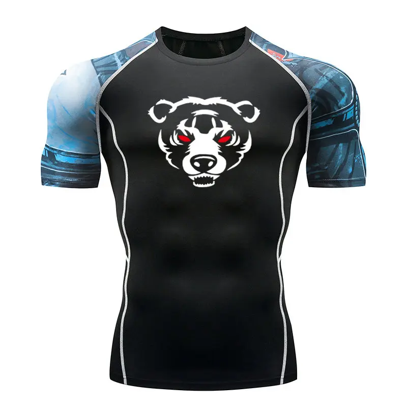 Hot Quickly Dry Breathable Sport Gym Shirt Men Fitness Tights Top Soccer Jerseys Running T-Shirt Demix Men'S Sportswear Rashgar
Hot Quickly Dry Breathable Sport Gym Shirt Men Fitness Tights Top Soccer Jerseys Running T-Shirt Demix Men'S Sportswear Rashgar