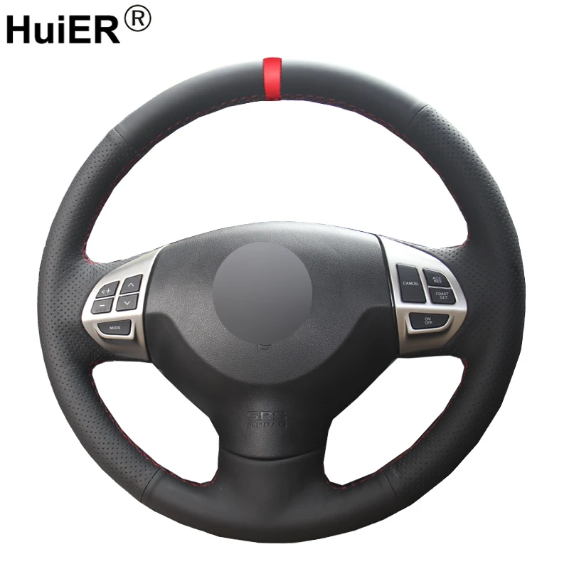HuiER Hand Sew Car Steering Wheel Cover Non-slip Red Marker For Mitsubishi Lancer EX 10 Lancer X Outlander ASX Colt Pajero Sport
HuiER Hand Sew Car Steering Wheel Cover Non-slip Red Marker For Mitsubishi Lancer EX 10 Lancer X Outlander ASX Colt Pajero Sport