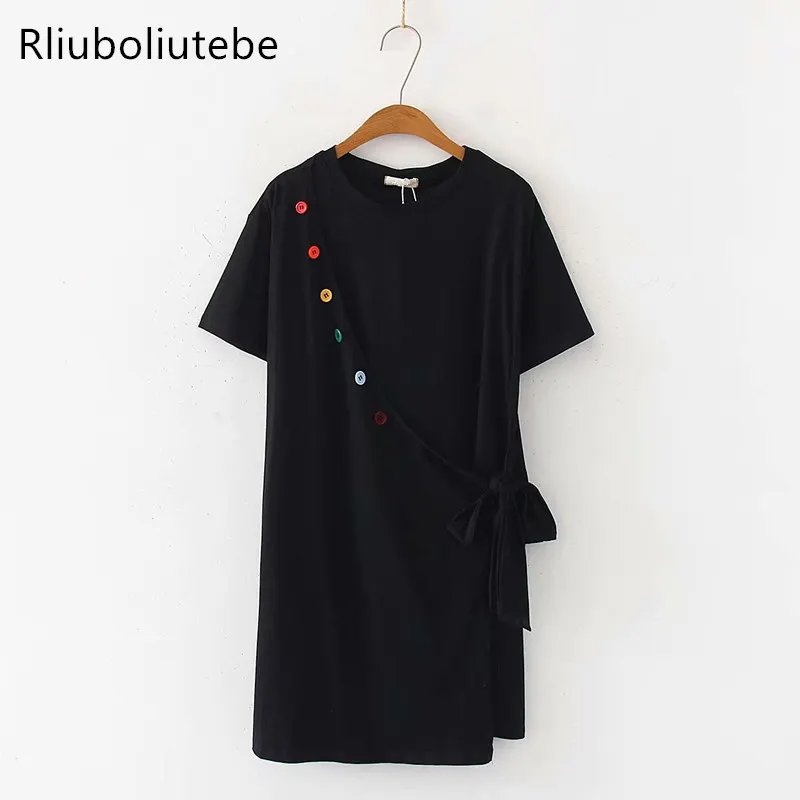 summer mini t shirt dress women o neck short sleeve buttons vestidos mujer casual short black dress moda mujer 2019 streetwear
summer mini t shirt dress women o neck short sleeve buttons vestidos mujer casual short black dress moda mujer 2019 streetwear