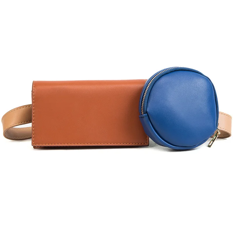 Detachable New Square Bag+Round Women's Waist Bag 2pcs Chest Bag Fashion Hit Color Chain High Quality Leather Belt Bag
Detachable New Square Bag+Round Women's Waist Bag 2pcs Chest Bag Fashion Hit Color Chain High Quality Leather Belt Bag
