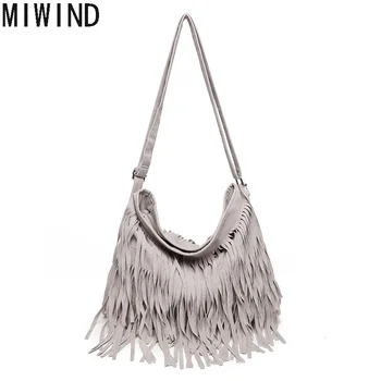 2017 Fashion Women's Tassel Shoulder Bag famous brands Famale Messenger Bag Fringe Handbags T1412
2017 Fashion Women's Tassel Shoulder Bag famous brands Famale Messenger Bag Fringe Handbags T1412