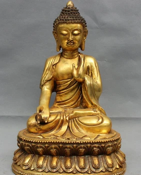 Elegant S3321 16" Tibet Folk Bronze Gilt Buddhism Temple Amitabha Shakyamuni Buddha Statue
Elegant S3321 16" Tibet Folk Bronze Gilt Buddhism Temple Amitabha Shakyamuni Buddha Statue