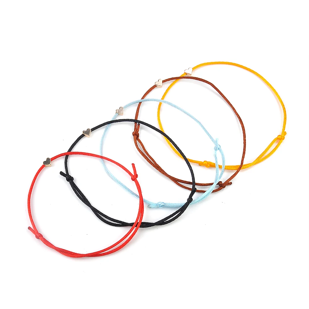 Women Men Simple Heart Bracelet Handmade Rope Adjustable String Lucky Lover Bangle Jewelry accessories
Women Men Simple Heart Bracelet Handmade Rope Adjustable String Lucky Lover Bangle Jewelry accessories