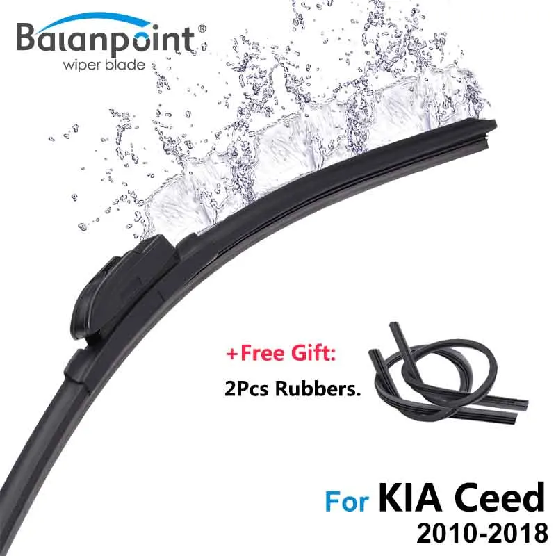2Pcs Wiper Blades for KIA CeeD 2010-2018 Soft Rubbers as a Gift Unique Natural Rubber Wipers | Автомобили и мотоциклы