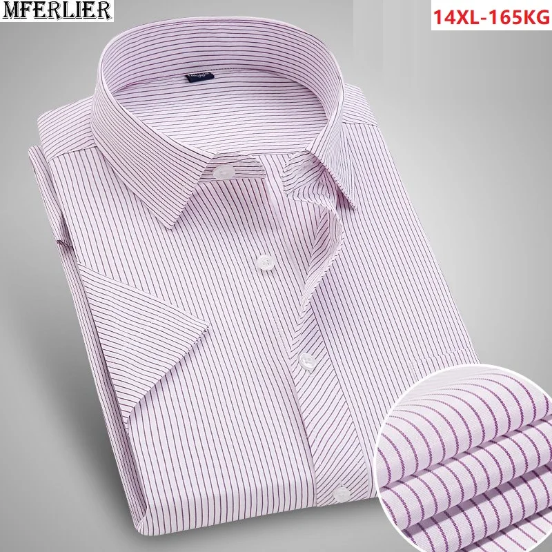 summer striped shirts men office shirts short sleeve formal business simple shirt work plus size big 5XL 6XL 7XL 8XL 9XL 10XL 56
summer striped shirts men office shirts short sleeve formal business simple shirt work plus size big 5XL 6XL 7XL 8XL 9XL 10XL 56