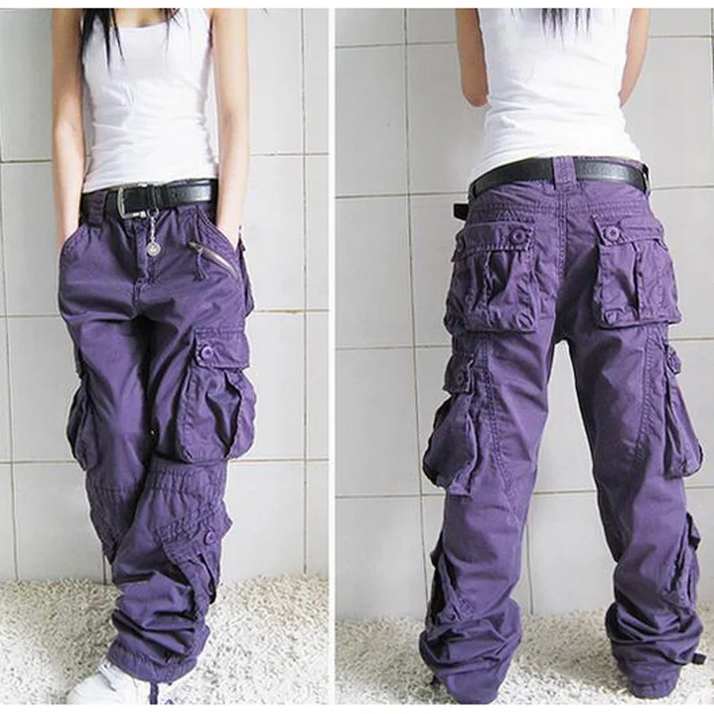 Baggy Pants 5 colors 2018 New Arrival Plus Size Cargo Pants Thick overalls pockets Hip Hop Women Hip Hop Loose Jeans khaki S50
Baggy Pants 5 colors 2018 New Arrival Plus Size Cargo Pants Thick overalls pockets Hip Hop Women Hip Hop Loose Jeans khaki S50