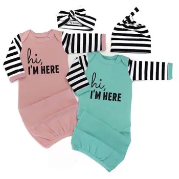Newborn Infant Baby Girl Outfit Jumpsuit Sleepsacks Sleeping Bag Sleepwear Set 0-18M Patchwork Striped Toddler Hot 
Newborn Infant Baby Girl Outfit Jumpsuit Sleepsacks Sleeping Bag Sleepwear Set 0-18M Patchwork Striped Toddler Hot