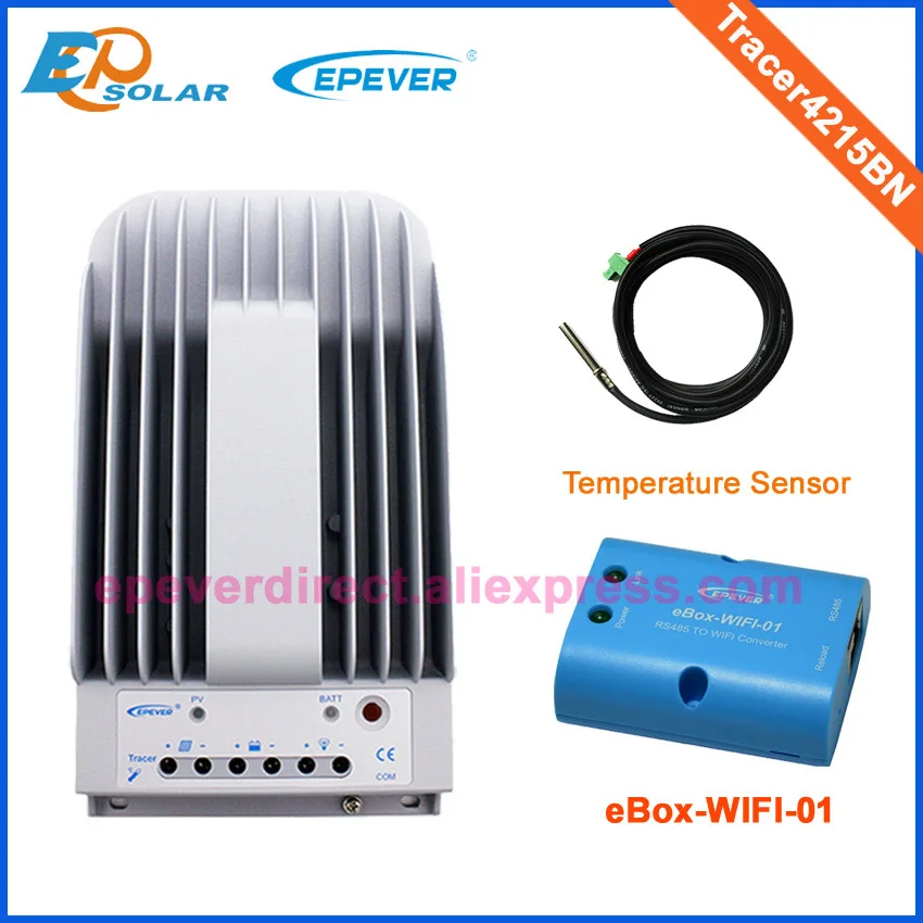 High quality 40A solar controller with wifi funciton box connect MPPT Trace4215BN with temperature sensor
High quality 40A solar controller with wifi funciton box connect MPPT Trace4215BN with temperature sensor