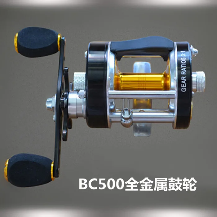 Фото MingYang BC500 полностью Металлическая катушка для рыбалки 6 + 1 подшипники анти-морской