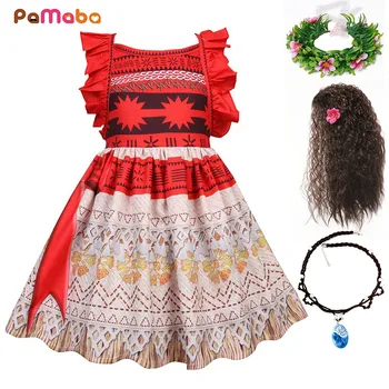 PaMaBa Girls Moana Casual Dress Summer Child Fashion Backless Frocks Above Knee Beach Princess Vaiana Clothing with Necklace Wig
PaMaBa Girls Moana Casual Dress Summer Child Fashion Backless Frocks Above Knee Beach Princess Vaiana Clothing with Necklace Wig
