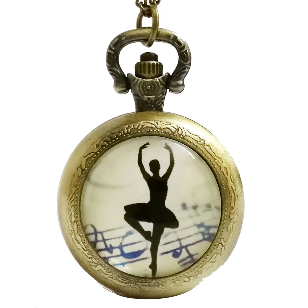 New Arrivals Ballet Dancer Girl Lady Black/Silver/Bronze Quartz Pocket Watch Analog Pendant Necklace Womens Pocket Watches Gift
New Arrivals Ballet Dancer Girl Lady Black/Silver/Bronze Quartz Pocket Watch Analog Pendant Necklace Womens Pocket Watches Gift