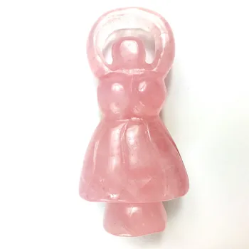 Drop shipping Natural Clear Rose quartz Hand Carved Angel Goddess Figurine Wand Point Wicca Healing
Drop shipping Natural Clear Rose quartz Hand Carved Angel Goddess Figurine Wand Point Wicca Healing