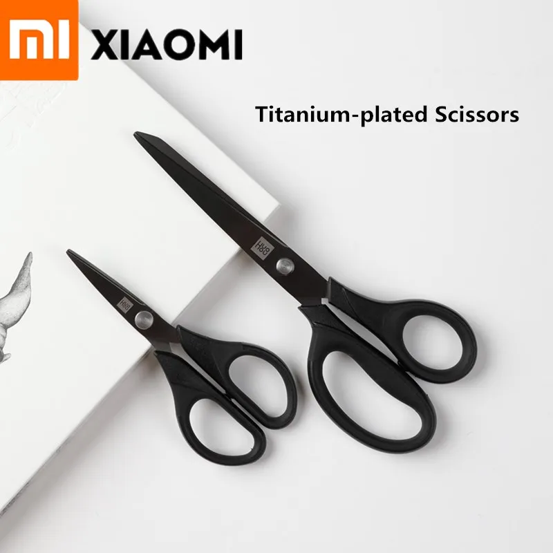 Xiaomi huohou Titanium-plated Black Sharp Set 2pcs Scissors Sewing Thread Antirust Pruning Scissor Leaves Trimmer Non-slip Tool
Xiaomi huohou Titanium-plated Black Sharp Set 2pcs Scissors Sewing Thread Antirust Pruning Scissor Leaves Trimmer Non-slip Tool