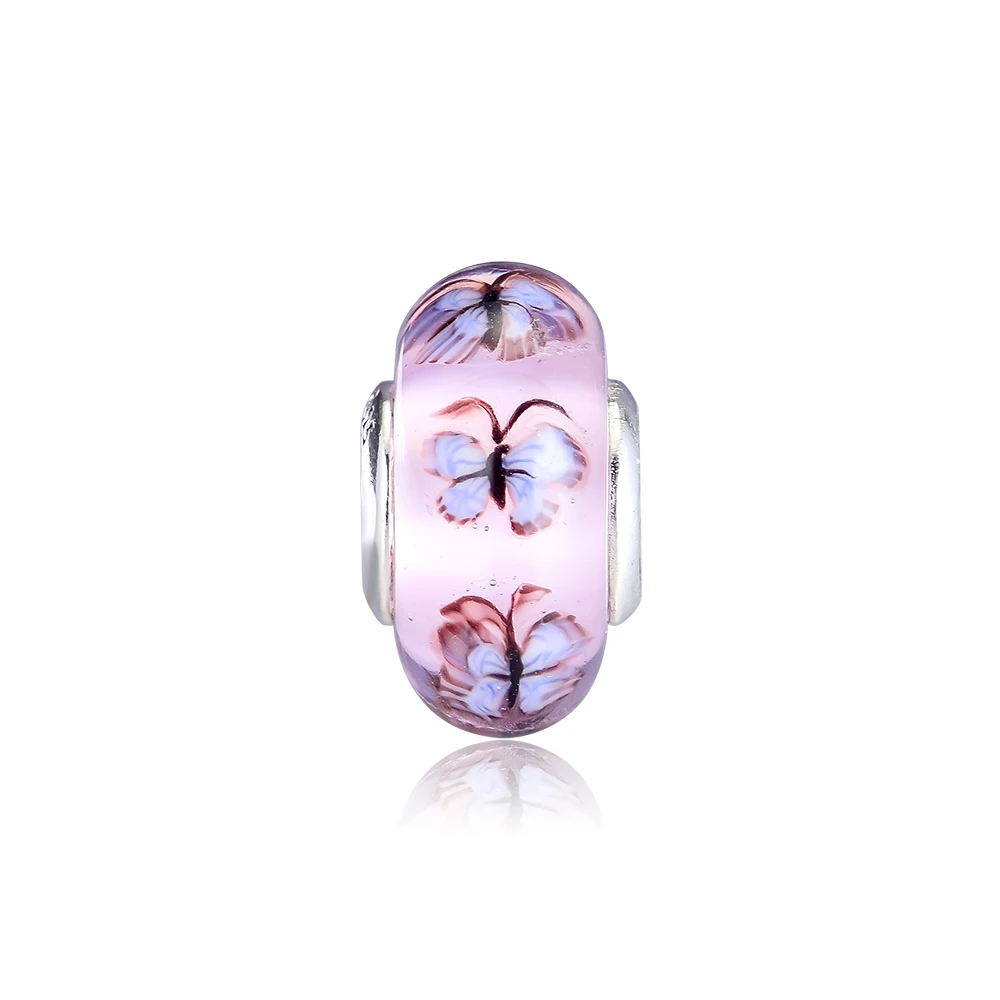 DIY Fits for Pandora Charms Bracelets Butterfly Murano Glass Beads 100% 925 Sterling-Silver-Jewelry Free Shipping
DIY Fits for Pandora Charms Bracelets Butterfly Murano Glass Beads 100% 925 Sterling-Silver-Jewelry Free Shipping