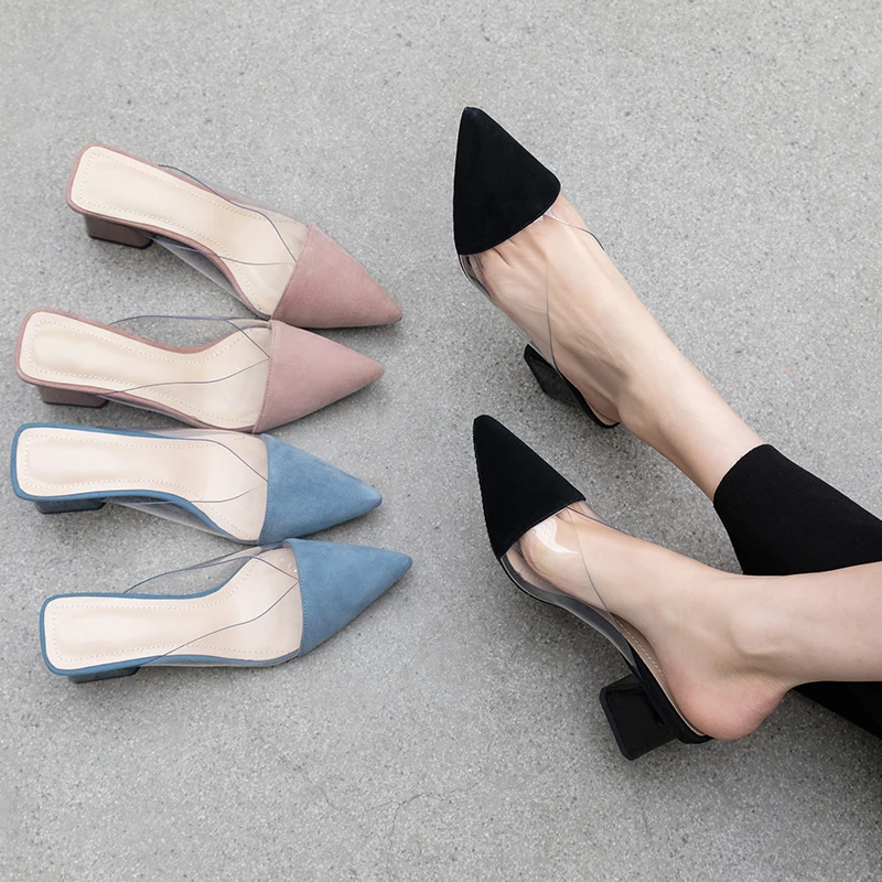 XIUNINGYAN High Heels Pumps Women Shoes Slip on Transparent Stitching Shoes Sandals Summer Slippers Pointed Toe Women Footwear
XIUNINGYAN High Heels Pumps Women Shoes Slip on Transparent Stitching Shoes Sandals Summer Slippers Pointed Toe Women Footwear