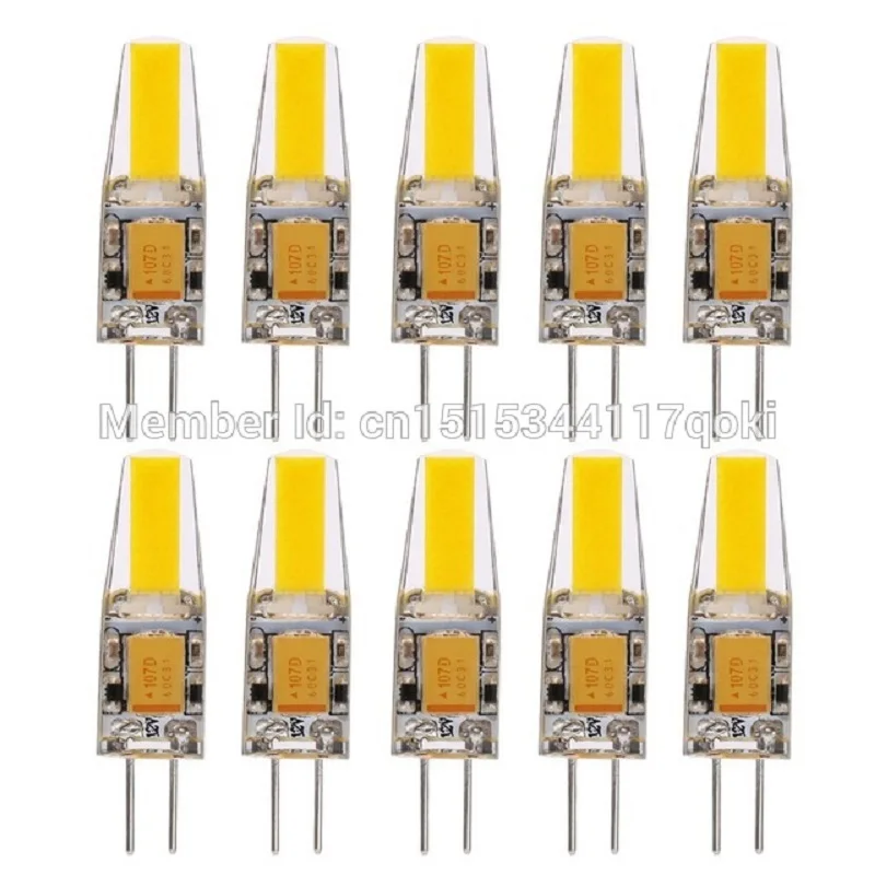 

G4 1505 COB 400-500LM Warm White/Cool White/Natural White Decorative / Waterproof LED Bi-pin Lights 10PCS JTFL035