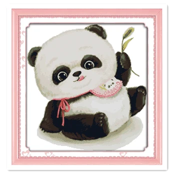 Panda Embroidery Cross Set Home Decor 11CT 14CT Printed On Canvas Chinese Counted Cross Stitch Pattern DMC Cross Stitch Fabric
Panda Embroidery Cross Set Home Decor 11CT 14CT Printed On Canvas Chinese Counted Cross Stitch Pattern DMC Cross Stitch Fabric