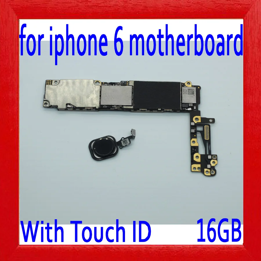 16gb Black for iphone 6 Motherboard with Touch ID,100% Original unlocked for iphone 6 Logic boards with Full Chips,Good Working
16gb Black for iphone 6 Motherboard with Touch ID,100% Original unlocked for iphone 6 Logic boards with Full Chips,Good Working