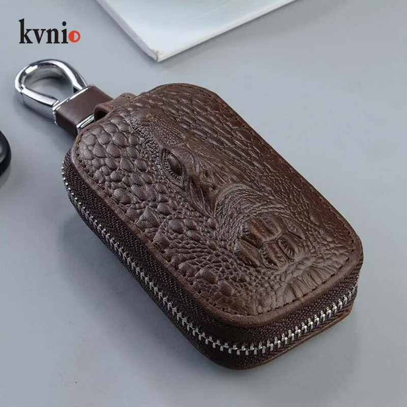 KVNIO Men Genuine Leather Key Wallets Unisex Zipper Cow Leather Bag Key Wallets Man High Fashion Crocodile pattern Key Case
KVNIO Men Genuine Leather Key Wallets Unisex Zipper Cow Leather Bag Key Wallets Man High Fashion Crocodile pattern Key Case