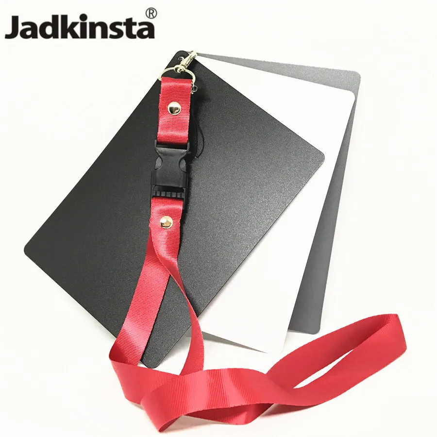 Jadkinsta 3in1 17.5cm*12.5cm Digital Grey Card White Black 18% Gray Color White Balance Card with Strap Large Size High Quality
Jadkinsta 3in1 17.5cm*12.5cm Digital Grey Card White Black 18% Gray Color White Balance Card with Strap Large Size High Quality