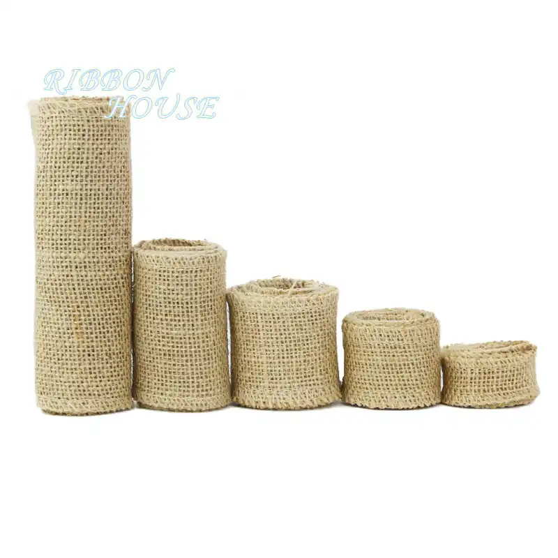 10pcs/set 6cm lace fabric ribbon gilding christmas printed linen